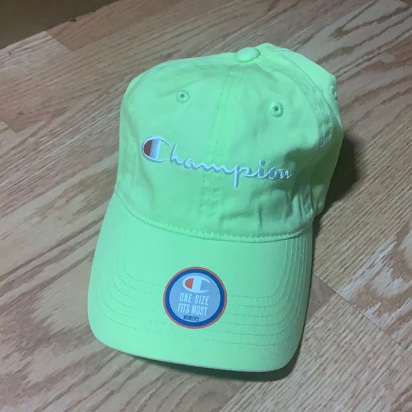 Neon Yellow Champion Dad Hat | Poshmark